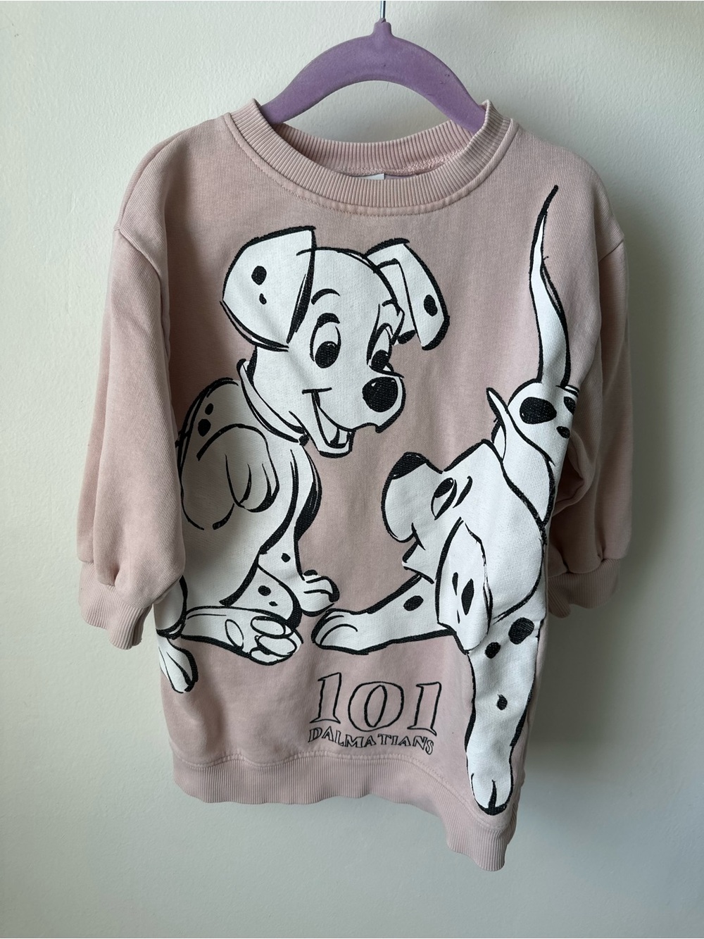 Zara x Disney 101 Dalmatians Graphic Sweatshirt Dress